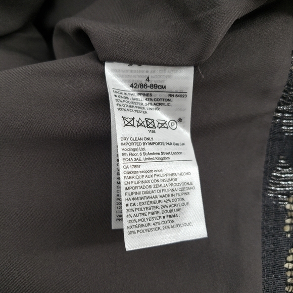 Banana Republic Jaquard Textured Belted Skirt with Metallic Accent - Picture 9 of 11